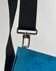 Mini Borsa a tracolla Louis Vuitton Gaston Azzurra