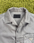 Camicia Prada In Re-Nylon grigio L