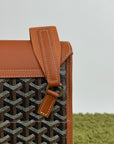 Goyard Borsa Coursier Messenger Marrone Nero