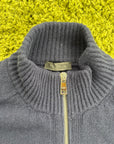 Cardigan a zip Prada Blu Navy 48