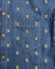 Camicia Louis Vuitton In Denim Blu S
