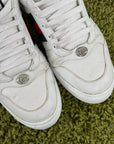 Gucci Ace Size 9=43 calza 43.5 bianche rosse e verdi