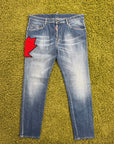 Completo Dsquared2 in Denim Giacca XL Jeans XXL