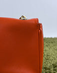 Borsa Ferragamo Gancini Chain Arancione