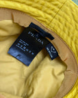 Cappello Prada in Re-nylon giallo