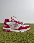 Louis Vuitton Trainer in denim Rossa 7.5