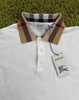 Polo Burberry Bianco XXL