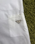 Pantaloncino Prada Bianco in Nylon 48