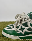 Louis Vuitton skate Size 7.5=41.5 calza 42.5 bianche e verdi