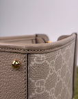 Borsa Gucci Ophidia Cut Out Handle Tote Beige