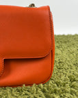 Borsa Ferragamo Gancini Chain Arancione