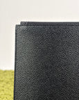 Pochette Givenchy Leo in pelle Nero
