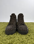 Christian Louboutin Spikes High Marrone 41.5