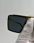 Occhiali Louis Vuitton 1.1 evidence Metal Square neri e oro