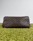 Borsa Neverfull MM monogram Louis Vuitton Marrone