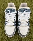 Louis Vuitton Trainer Denim Blu 8.5
