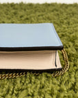 Pochette Louis Vuitton Mylockme Chain Azzurro