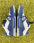 Louis Vuitton trainer Size 8=42 calza 43 blu e grigia