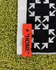 Telo da Bagno Off White grande e piccolo Nero Bianco - Second Hand Di Fiore