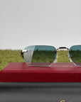 Occhiali da sole Cartier Decor C Azzurro
