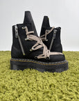 Stivaki Rick Owens X Dr Martens Megalace Nero 37