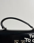 Borsa off white Jitney 2.8 nera e bianca