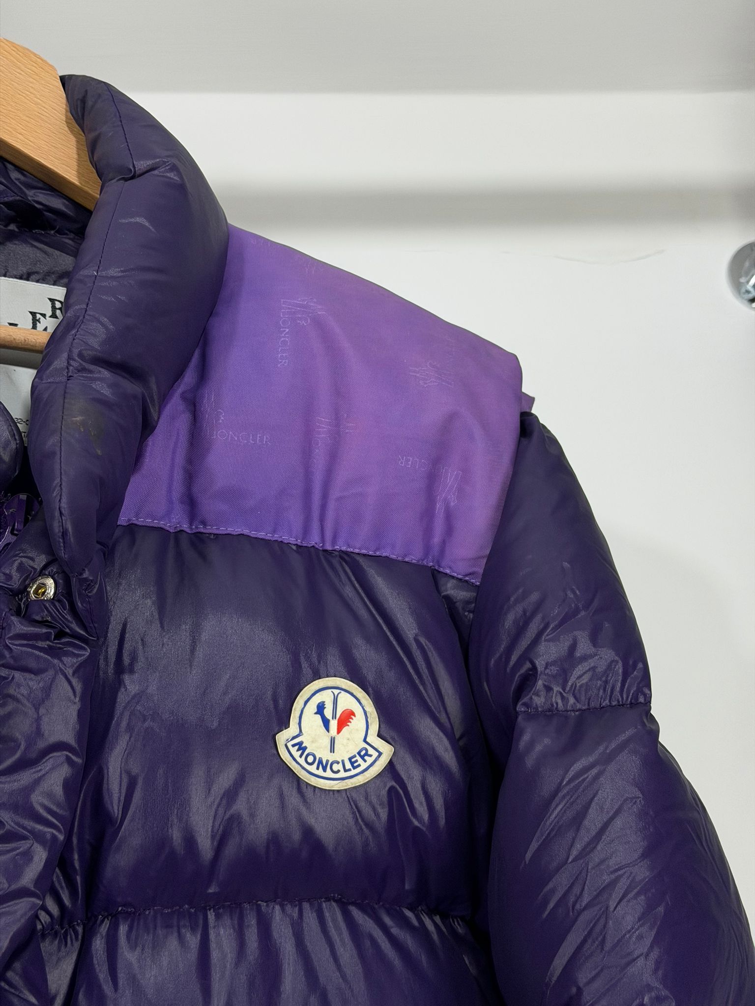 moncler vintage anni 80 viola L