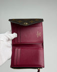 Portafoglio Victorine Louis Vuitton Marrone