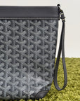 Goyard Pochette Conti in tela Goyardine Grigia