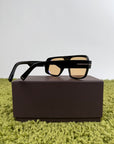 Occhiali Da sole TomFord Neri con lente gialla