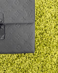 Pochette Louis Vuitton S-Lock in in pelle nera Monogram