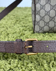 Borsello Gucci beige verde e rosso