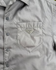 Camicia Prada In Re-Nylon grigio L
