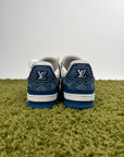 Louis Vuitton Trainer in Denim Blu 7.5