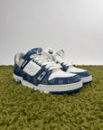 Louis Vuitton Trainer in Denim Blu 7.5