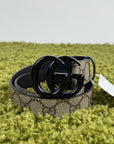 Cintura Gucci Beige con fibbia nera 65