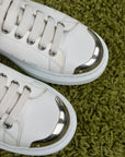 Mcqueen Size 42 bianche e argento