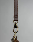 Borsa Gucci a tracolla con finitura in pelle Beige