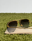 Occhiali da sole Pilot Light Louis Vuitton Oro con lenti sfumate