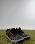 Gucci Ace Size 6.5=40.5 calza 41 nere verdi e rosse