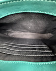 Borsa a tracolla Saint Laurent Toy LouLou Verde - Second Hand Di Fiore