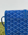 Borsa a tracolla belvedere goyard blu