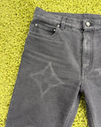 Jeans Louis Vuitton in denim Grigio 30