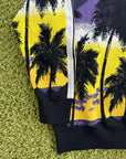 Felpa Sunset Palm Angels Nera Multicolor L