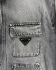 Completo Prada In Denim Grigio Giacca XL Jeans 52