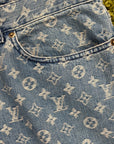 Completo Louis Vuitton X Supreme Size 50/34 blu e bianco