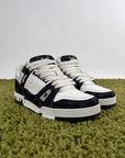 Louis Vuitton Trainer In Denim Nera 8.5