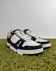 Louis Vuitton Trainer in denim Nera 7 - Second Hand Di Fiore