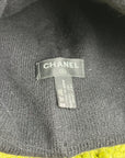 Cappello Chanel nero e fucsia