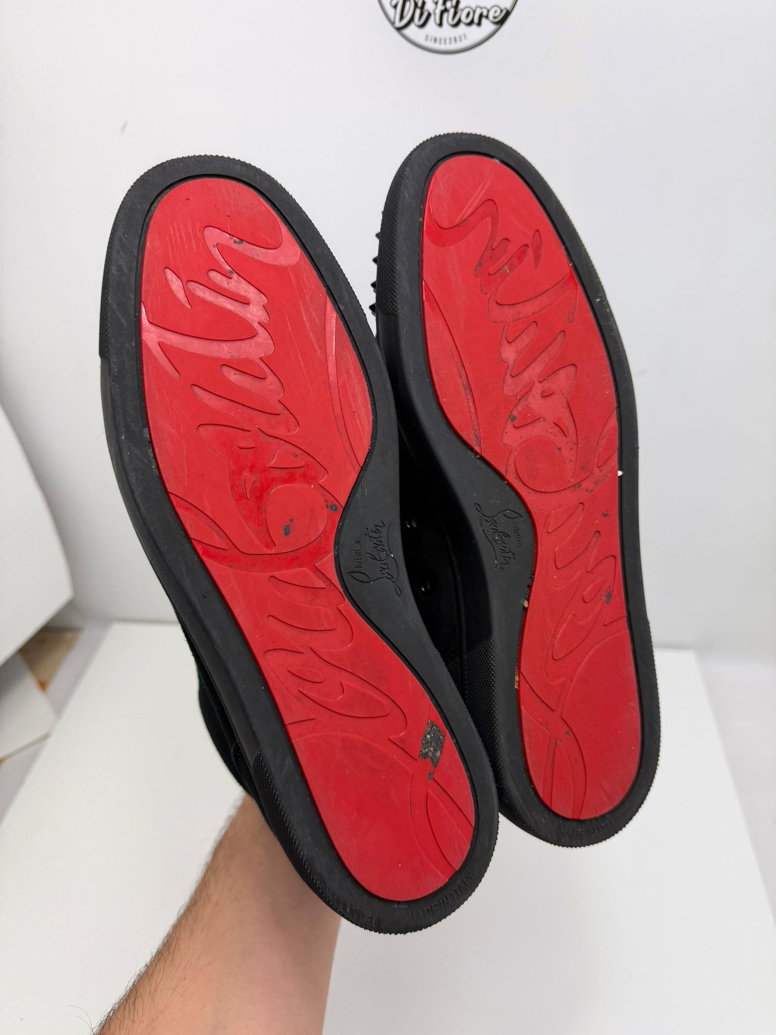 Louboutin alta in camoscio 41.5